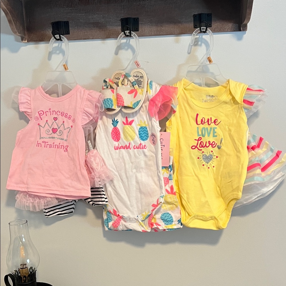 Colorful Baby Onesies Set